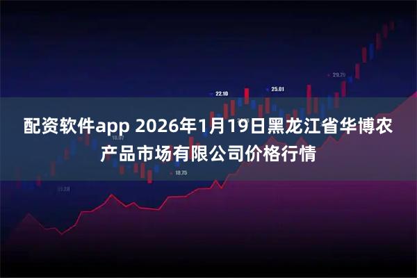 配资软件app 2026年1月19日黑龙江省华博农产品市场有限公司价格行情